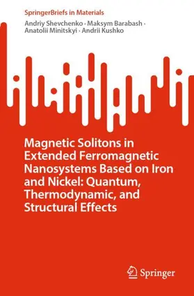 Shevchenko / Kushko / Barabash |  Magnetic Solitons in Extended Ferromagnetic Nanosystems Based on Iron and Nickel: Quantum, Thermodynamic, and Structural Effects | Buch |  Sack Fachmedien