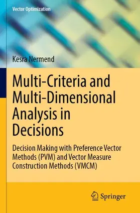 Nermend |  Multi-Criteria and Multi-Dimensional Analysis in Decisions | Buch |  Sack Fachmedien