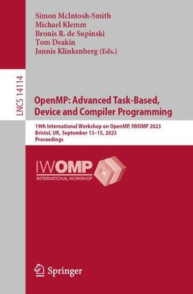 McIntosh-Smith / Klemm / Klinkenberg |  OpenMP: Advanced Task-Based, Device and Compiler Programming | Buch |  Sack Fachmedien