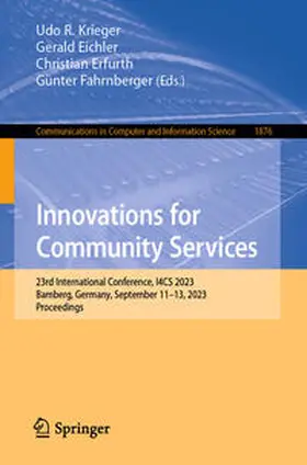 Krieger / Eichler / Erfurth |  Innovations for Community Services | eBook | Sack Fachmedien