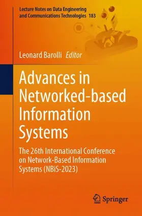 Barolli |  Advances in Networked-based Information Systems | Buch |  Sack Fachmedien