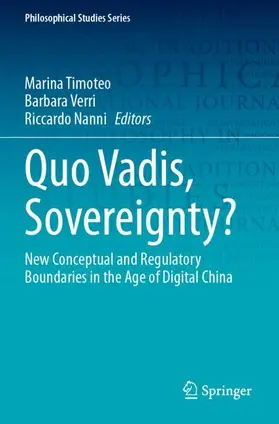 Timoteo / Nanni / Verri |  Quo Vadis, Sovereignty? | Buch |  Sack Fachmedien