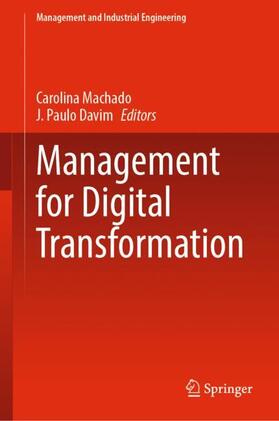 Davim / Machado |  Management for Digital Transformation | Buch |  Sack Fachmedien