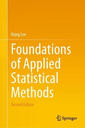 Lee |  Foundations of Applied Statistical Methods | Buch |  Sack Fachmedien