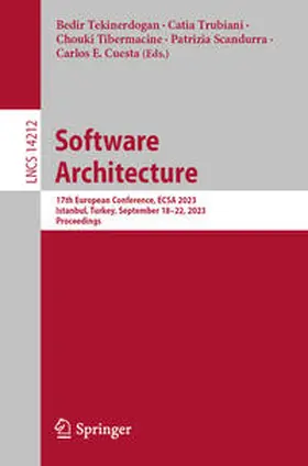 Tekinerdogan / Trubiani / Tibermacine |  Software Architecture | eBook | Sack Fachmedien