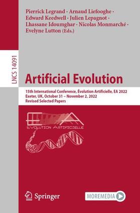 Legrand / Liefooghe / Keedwell |  Artificial Evolution | Buch |  Sack Fachmedien