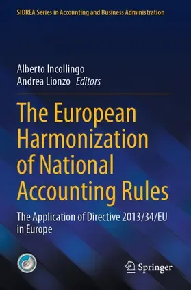 Lionzo / Incollingo | The European Harmonization of National Accounting Rules | Buch | 978-3-031-42933-0 | sack.de