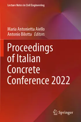 Aiello / Bilotta |  Proceedings of Italian Concrete Conference 2022 | Buch |  Sack Fachmedien
