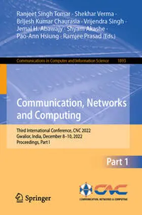 Tomar / Verma / Chaurasia |  Communication, Networks and Computing | eBook | Sack Fachmedien