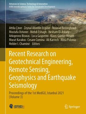 Çiner / Karakus / Ergüler | Recent Research on Geotechnical Engineering, Remote Sensing, Geophysics and Earthquake Seismology | Buch | 978-3-031-43217-0 | sack.de