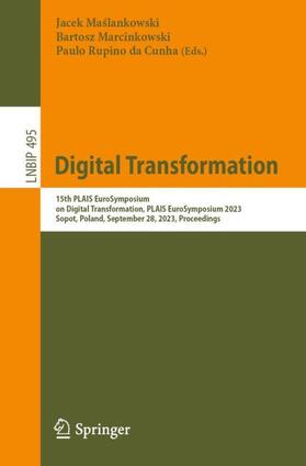 Maslankowski / Maslankowski / Rupino da Cunha |  Digital Transformation | Buch |  Sack Fachmedien