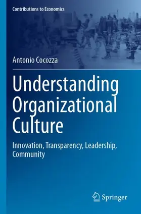 Cocozza |  Understanding Organizational Culture | Buch |  Sack Fachmedien