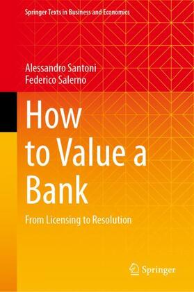 Salerno / Santoni |  How to Value a Bank | Buch |  Sack Fachmedien