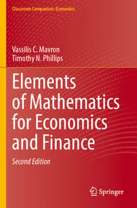 Phillips / Mavron |  Elements of Mathematics for Economics and Finance | Buch |  Sack Fachmedien