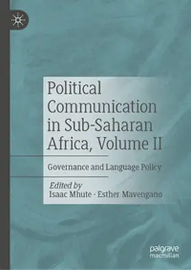 Mhute / Mavengano | Political Communication in Sub-Saharan Africa, Volume II | E-Book | sack.de