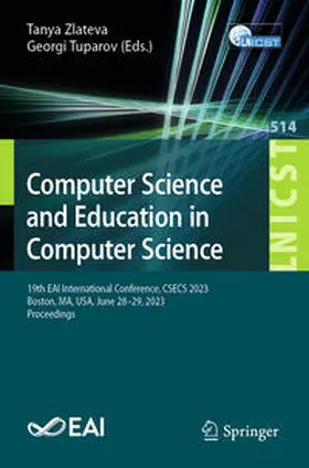 Zlateva / Tuparov |  Computer Science and Education in Computer Science | eBook | Sack Fachmedien