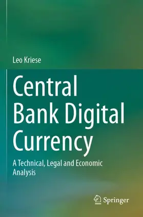 Kriese |  Central Bank Digital Currency | Buch |  Sack Fachmedien