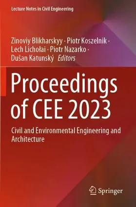 Blikharskyy / Koszelnik / Katunský |  Proceedings of CEE 2023 | Buch |  Sack Fachmedien