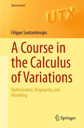 Santambrogio |  A Course in the Calculus of Variations | Buch |  Sack Fachmedien