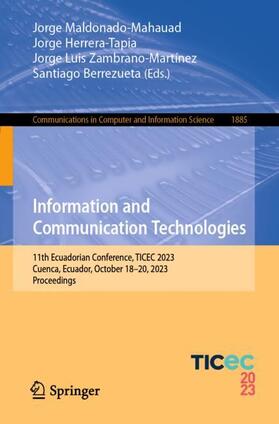 Maldonado-Mahauad / Berrezueta / Herrera-Tapia |  Information and Communication Technologies | Buch |  Sack Fachmedien