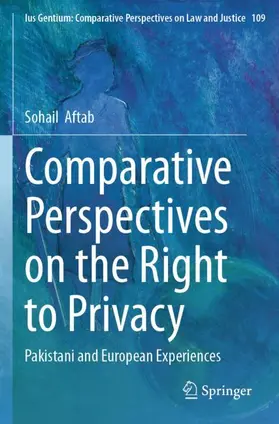 Aftab |  Comparative Perspectives on the Right to Privacy | Buch |  Sack Fachmedien