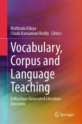 Reddy / Udaya |  Vocabulary, Corpus and Language Teaching | Buch |  Sack Fachmedien