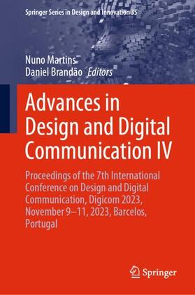 Brandão / Martins |  Advances in Design and Digital Communication IV | Buch |  Sack Fachmedien