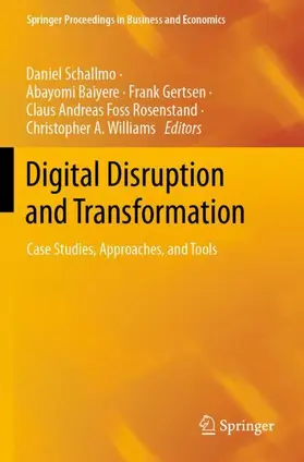 Schallmo / Baiyere / Williams |  Digital Disruption and Transformation | Buch |  Sack Fachmedien