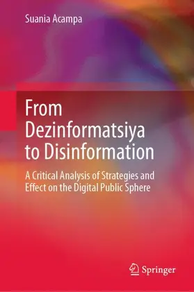 Acampa |  From Dezinformatsiya to Disinformation | Buch |  Sack Fachmedien