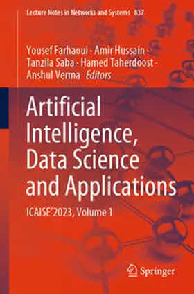 Farhaoui / Hussain / Saba |  Artificial Intelligence, Data Science and Applications | eBook | Sack Fachmedien