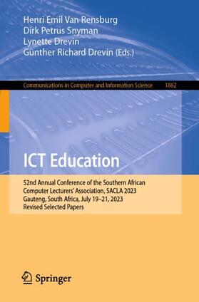 Van Rensburg / Drevin / Snyman |  ICT Education | Buch |  Sack Fachmedien