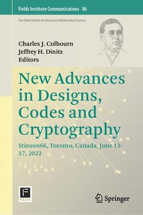 Dinitz / Colbourn |  New Advances in Designs, Codes and Cryptography | Buch |  Sack Fachmedien