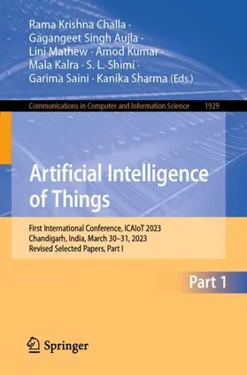 Challa / Aujla / Mathew | Artificial Intelligence of Things | Buch | 978-3-031-48773-6 | sack.de