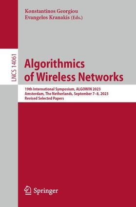 Kranakis / Georgiou |  Algorithmics of Wireless Networks | Buch |  Sack Fachmedien