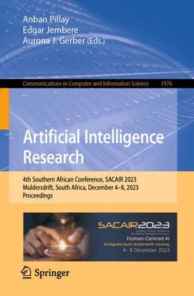 Pillay / J. Gerber / Jembere |  Artificial Intelligence Research | Buch |  Sack Fachmedien