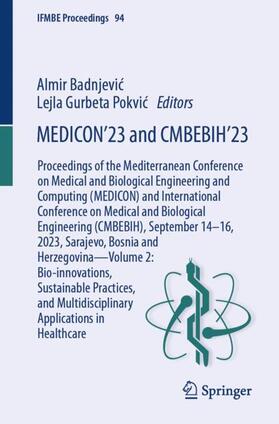 Gurbeta Pokvic / Badnjevic / Badnjevic | MEDICON'23 and CMBEBIH'23 | Buch | 978-3-031-49067-5 | sack.de