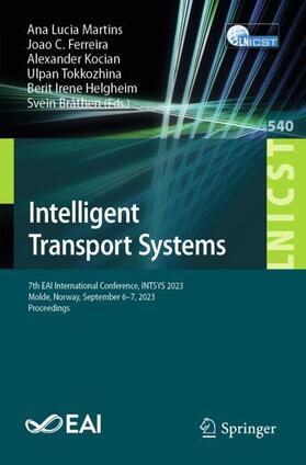 Martins / Ferreira / Bråthen |  Intelligent Transport Systems | Buch |  Sack Fachmedien