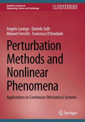 Luongo / D’Annibale / Zulli |  Perturbation Methods and Nonlinear Phenomena | Buch |  Sack Fachmedien