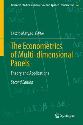 Matyas |  The Econometrics of Multi-dimensional Panels | Buch |  Sack Fachmedien
