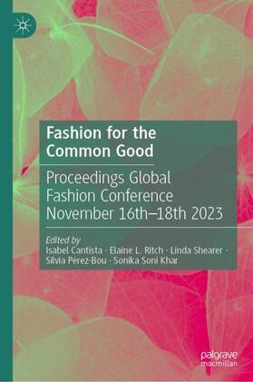 Cantista / Ritch / Khar |  Fashion for the Common Good | Buch |  Sack Fachmedien