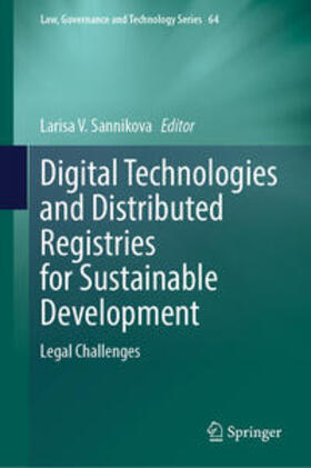 Sannikova |  Digital Technologies and Distributed Registries for Sustainable Development | eBook | Sack Fachmedien