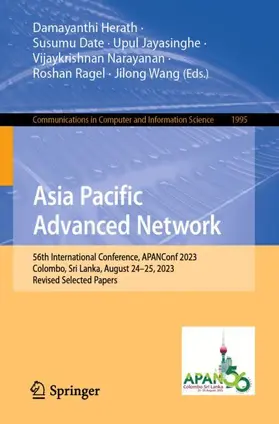 Herath / Date / Wang |  Asia Pacific Advanced Network | Buch |  Sack Fachmedien