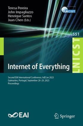 Pereira / Chen / Impagliazzo |  Internet of Everything | Buch |  Sack Fachmedien