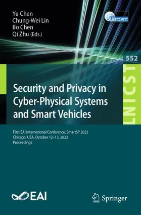 Chen / Zhu / Lin |  Security and Privacy in Cyber-Physical Systems and Smart Vehicles | Buch |  Sack Fachmedien