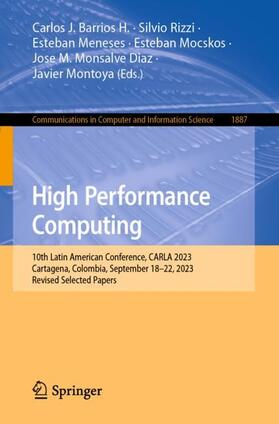 Barrios H. / Rizzi / Montoya |  High Performance Computing | Buch |  Sack Fachmedien