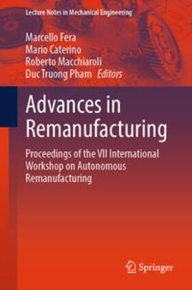 Fera / Caterino / Macchiaroli |  Advances in Remanufacturing | eBook | Sack Fachmedien