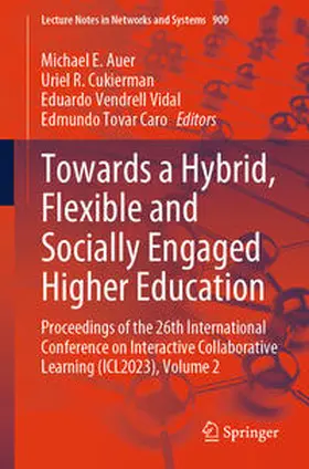 Auer / Cukierman / Vendrell Vidal |  Towards a Hybrid, Flexible and Socially Engaged Higher Education | eBook | Sack Fachmedien