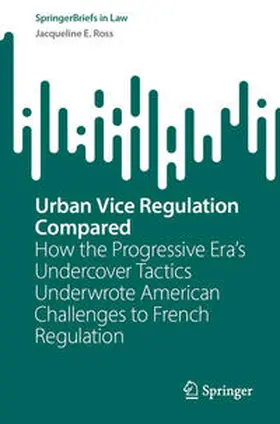 Ross |  Urban Vice Regulation Compared | eBook | Sack Fachmedien