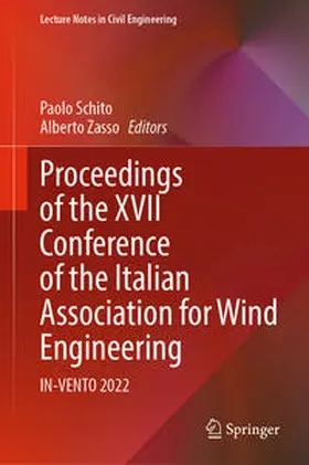 Schito / Zasso |  Proceedings of the XVII Conference of the Italian Association for Wind Engineering | eBook | Sack Fachmedien