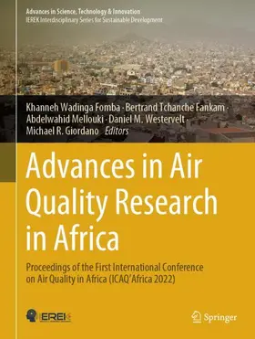 Fomba / Tchanche Fankam / Giordano | Advances in Air Quality Research in Africa | Buch | 978-3-031-53524-6 | sack.de